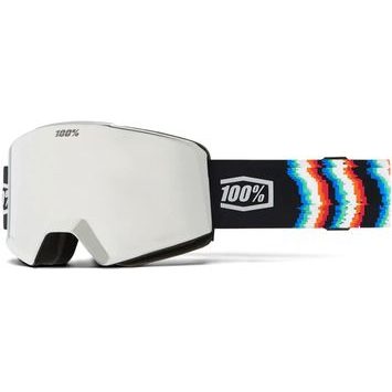 100% NORG HiPER Goggle Static - Mirror Silver Lens