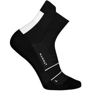 MAMMUT Trail Running Lightweight Merino Quarter Socks black-white