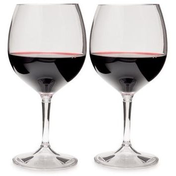 GSI OUTDOORS Nesting Red Wine Glass Set