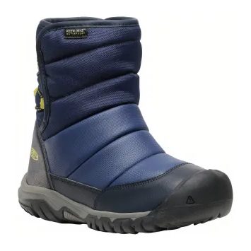 KEEN PUFFRIDER WP YOUTH, naval academy/mango mint