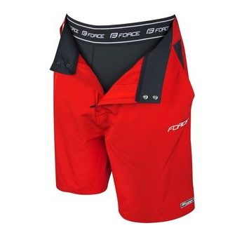FORCE BLADE MTB s odnímatelnou vložkou červené