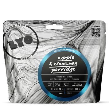 LYOFOOD Ovesná kaše s jablky a skořicí 210g