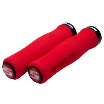 SRAM LOCKING GRIPS FOAM CONT 129 RED/BLK