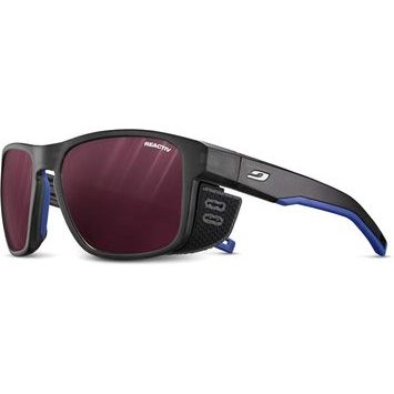 JULBO SHIELD M REACTIV 0-4 HC Translucent Black / Blue / White Clear / Brown-Red