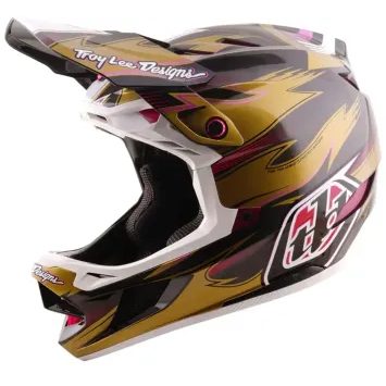 TROY LEE DESIGNS D4 CARBON MIPS CYCLOPS GOLD