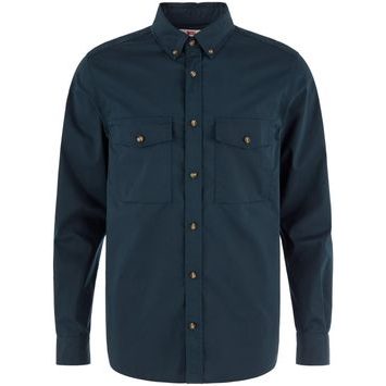 FJÄLLRÄVEN Övik G-1000 Shirt LS M Dark Navy
