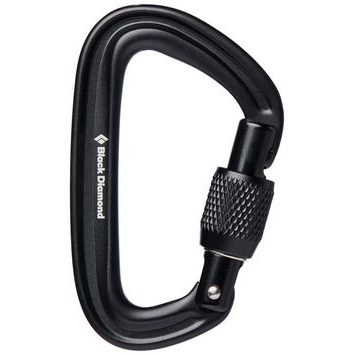 BLACK DIAMOND LITEFORGE SCREWGATE CARABINER Gray