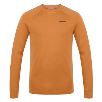 HUSKY Pánská merino mikina Aron M mustard