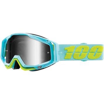 100% RACECRAFT Goggle - Pinacles - Mirror Silver Lens