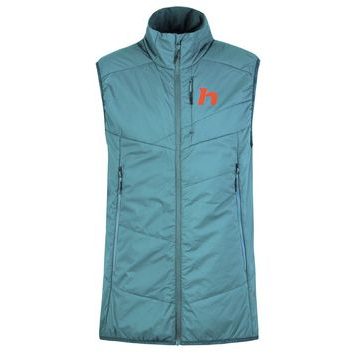 HANNAH KECHU VEST, brittany blue/burnt olive