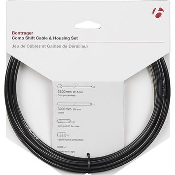 BONTRAGER Sada řadicích lanek a bowdenu Comp black