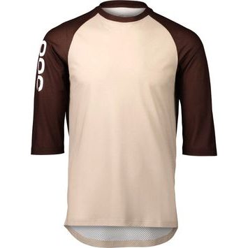POC MTB Pure 3/4 Jersey Light Sandstone Beige/Axinite Brown