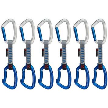 MAMMUT Crag Keylock 10 cm Indicator 6-Pack Quickdraws, silver-ultramarine