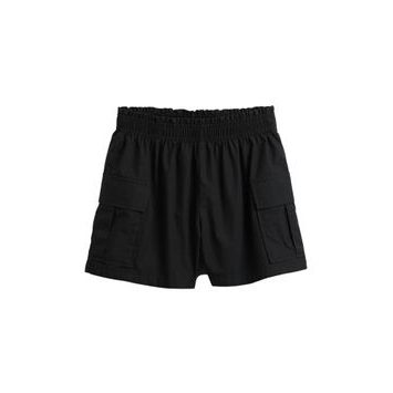 GAP Dětské popelínové cargo kraťasy Černá