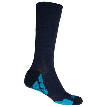 SENSOR HIKING MERINO, dark blue/blue