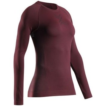 X-BIONIC XCEED RUN SHIRT LS WMN Oxide Red/X Black