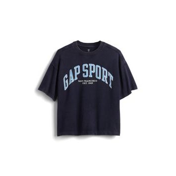 GAP Dětské oversize tričko Gap Sport Tmavě modrá