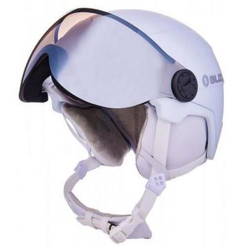 BLIZZARD W2W Double Visor ski helmet, white matt, smoke lens, mirror