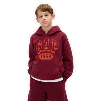GAP 817627-02 Dětská mikina VintageSoft Červená