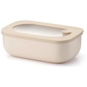 GUZZINI Nízká obdélníková krabička na potraviny 900CC ECO STORE&MORE, bílá