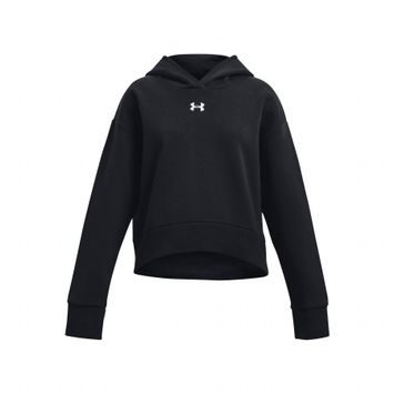 UNDER ARMOUR Rival Fleece Crop Hoodie-BLK