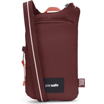 PACSAFE GO TECH CROSS BODY garnet red