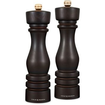 COLE&MASON Set of salt and pepper grinders London Chocolate Wood 22 cm