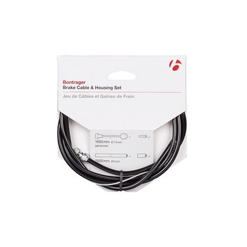 BONTRAGER Univerzální sada brzdové lanko/bowden 5 mm černý/zinek