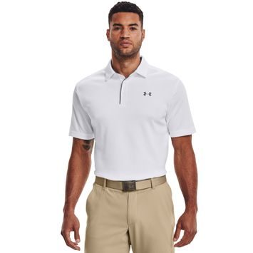 UNDER ARMOUR Tech Polo, White