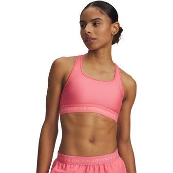 UNDER ARMOUR Crossback Mid Bra-PNK