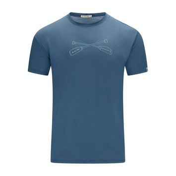 ACLIMA LightWool 140 Tee Oars M's Blue Fusion