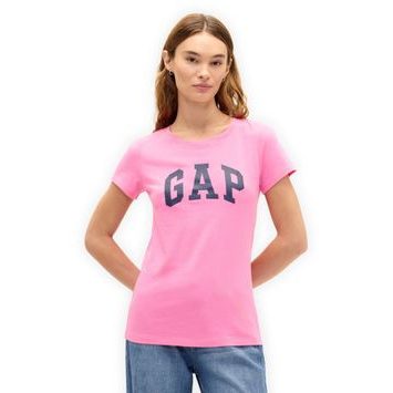 GAP 843334-03 Tričko s vaflovým vzorem Růžová