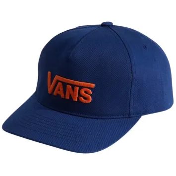 VANS Drop V Logo Snapback Deep Indigo