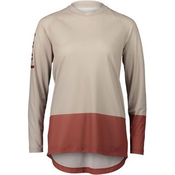 POC W's MTB Pure LS Jersey Light Sandstone Beige/Himalayan Salt