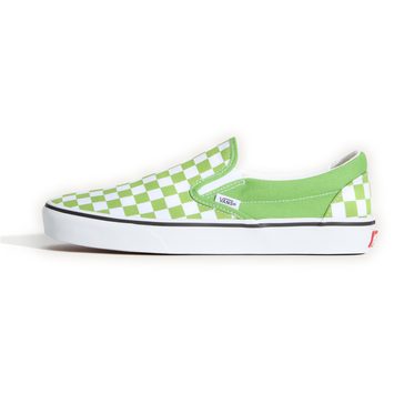 VANS Classic Slip-On COLOR THEORY CHECKERBOARD Lime Burst