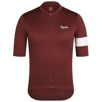 RAPHA Pánský cyklistický dres Core červená/bílá
