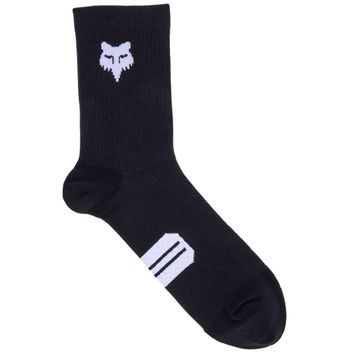 FOX 6" Ranger Sock Prepack 3 PK Black Black