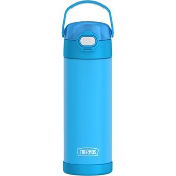 THERMOS Dětská termoska s hydratačním uzávěrem 470ml - neonově modrá