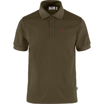 FJÄLLRÄVEN Crowley Pique Shirt M Dark Olive