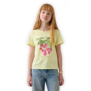 GAP 894383-04 Dětské tričko s potiskem Žlutá