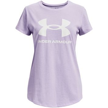 UNDER ARMOUR SPORTSTYLE LOGO SS, purple
