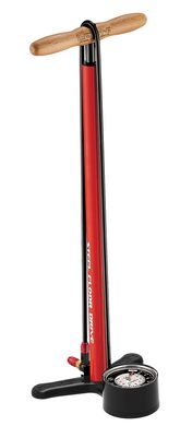 LEZYNE STEEL FLOOR DRIVE FIRE RED - 3,5" manometr