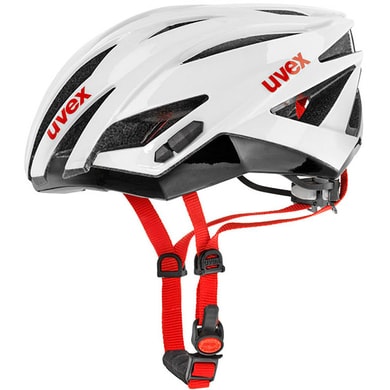 UVEX ULTRASONIC RACE white black - silniční helma bílá