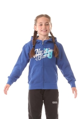 NORDBLANC NBFKS5926S COME blue cheetah - girls sweatshirt