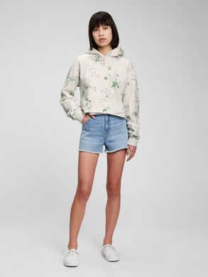 GAP 777879-03 Teen mikina cropped Šedá