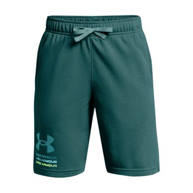 UNDER ARMOUR Boys Rival Terry Short, Circuit Teal / Hydro Teal