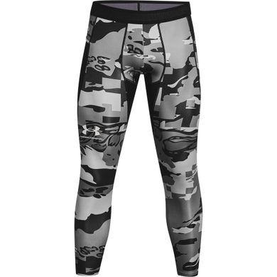 UNDER ARMOUR UA HG IsoChill Prnt Leggings, Black