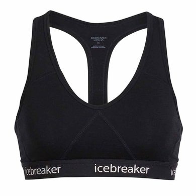 ICEBREAKER W Sprite Racerback Bra, BLACK