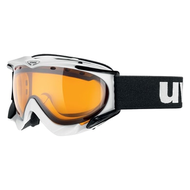 UVEX APACHE, polarwhite/lasergold lite - bílé lyžařské brýle