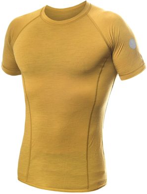 SENSOR MERINO AIR pánské triko kr.rukáv mustard